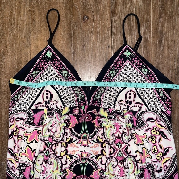 ICE Maxi Dress Women’s XL 12 Babydoll Psychedelic Y2K 90’s - Picture 2 of 8